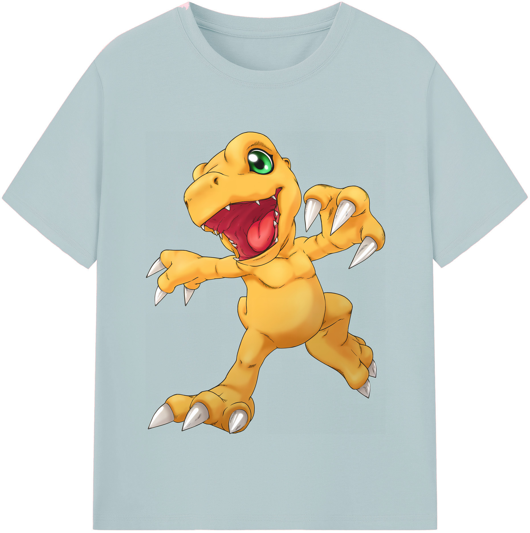 （画像用） Digimon デジタルモンスター/デジモン 綿100％半袖Tシャツ（フロントプリント）